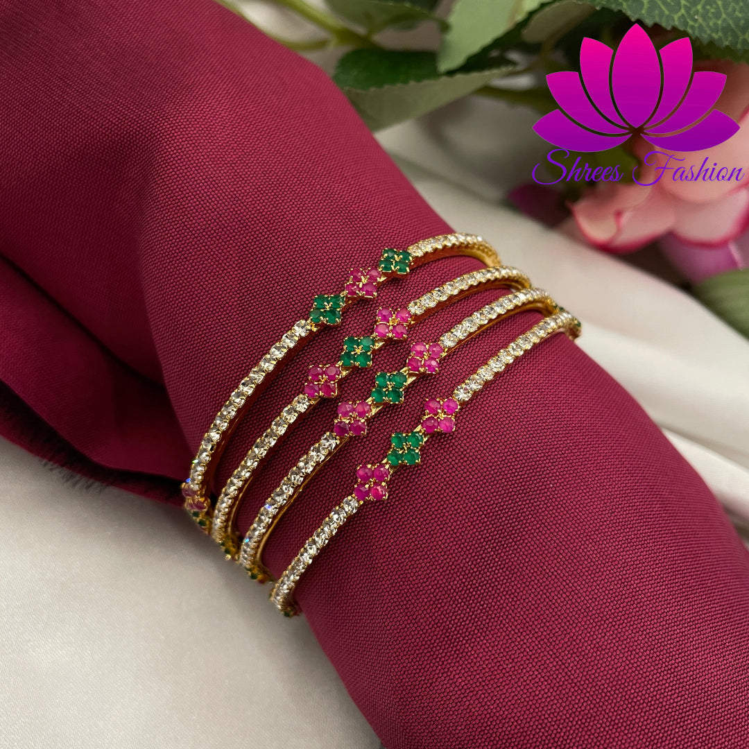 Timeless Elegance: Shrees Fashion's Set of 6 Gold-Finish Bangles - Shrees  Fashion Australia