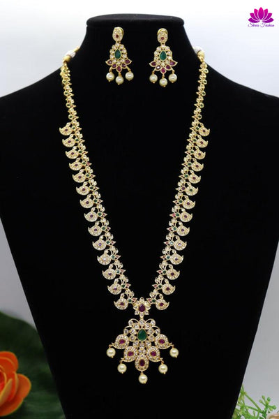 Gold Finish Mango Mala Jewellery